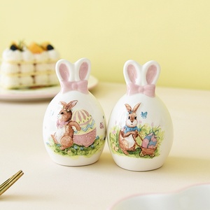 BONWILL Prévente – Saladier et poivrière décoratifs <span class=keywords><strong>lapin</strong></span> de Pâques mignon pour la maison - Product Image 4