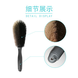 Car Wheel <b>Brush</b> Grey Nylon Grip Handle <b>For</b> <b>Cleaning</b> <b>Brushes</b> - Product Image 4