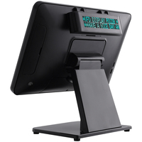 Système de caisse enregistreuse électronique POS écran tactile Android 15,6 pouces, terminal POS électronique chinois, système POS écran tactile de bureau