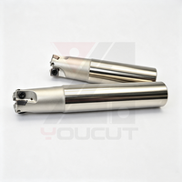 Porte-outil de fraisage à alimentation élevée série R390 C24/25-2T, porte-outil CNC à 2 cannelures pour plaquettes R390 11T3 pour centre d'usinage