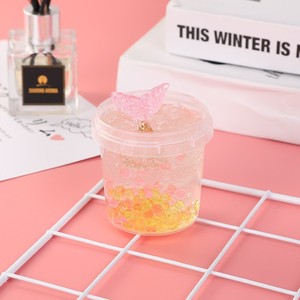 CHENXI New Mermaid <b>Clear</b> <b>Jelly</b> Slime Kit Safe Non-toxic Clay Silicone 6 Colors Surprise Colorful Pearl Educational DIY Sensory - Product Image 5