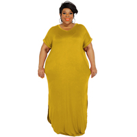 Robe longue d'été pour femmes, grande taille, à la mode