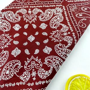 <span class=keywords><strong>Tissu</strong></span> Popeline 100% Coton Tissé en Gros, Motif Cachemire Rouge Personnalisé Imprimé, Écologique et Léger pour Garçons et Filles - Product Image 3