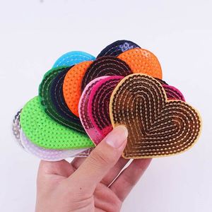 Patchs thermocollants en sequins en forme d'étoile et de cœur, personnalisés, petits patchs en sequins pour vêtements, vente en gros - Product Image 3