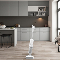 Nettoyeur de tapis vertical 3-en-1 intelligent, rechargeable, sans sac, autonettoyant, sans fil, avec écran LED, pour la maison et l'hôtel