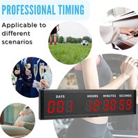 Jam Hitung Mundur Digital LED Tren 2025 Layar LED Besar Penghitung Waktu Mundur 999 Hari Kalender Hitung Naik/Turun Natal Kontrol Jarak Jauh