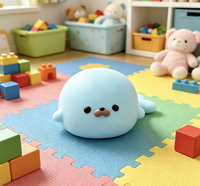 Jouet anti-stress en forme de sceau, en PU, à remontée lente, souple, à presser, pour le bureau, la décoration de la maison et les petites idées cadeaux