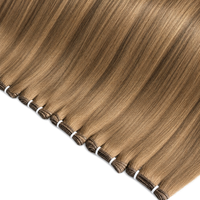 Extensions de cheveux humains vierges bruts, alignés aux cuticules, tissage Genius Weft, aspect noué à la main, invisibles et sans couture, prix de gros usine, fournisseur