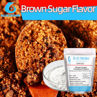 BLUECROWN Poudre de Sucre Roux Concentrée Arôme Alimentaire Riche Caramel Sucré Comestible pour Bonbons Gélifiés Pâtisseries Chocolats Snacks Soufflés