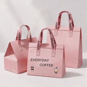 Wholesale Insulated Food Delivery Bag Custom Logo Non Woven Thermal Takeaway Bag Low MOQ Manufacturer - Product Image 6