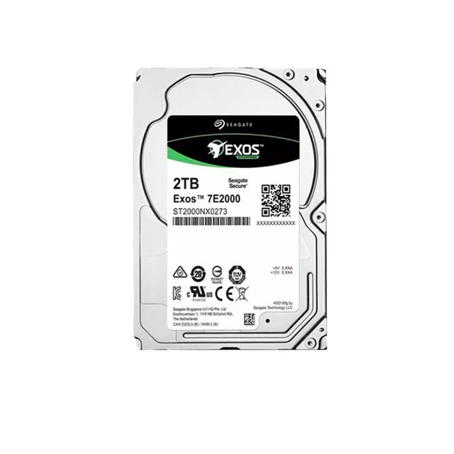 New 2.5 Inch SAS HDD EXOS 7E2000 2TB 512e SAS 12Gb/s 7200 RPM 128MB Cache Enterprise Hard Drive (ST2000NX0273) For Seagate