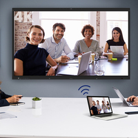 Écran tactile LCD 4K de 65/75/86/98 pouces, écran tactile intelligent, téléviseur numérique, tableau blanc interactif intelligent, prix du tableau blanc interactif