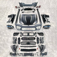Kit Carrozzeria Completo per BMW Serie 5 F10 F18 2011-2017: Paraurti Anteriore e Posteriore, Parafanghi Larghi, Cofano, Minigonne Laterali e Griglia Stile G30 M5