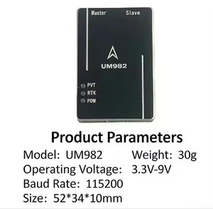โมดูล GNSS GPS รุ่น Shenglianxin UM982 Full-Star Full-Band RTK สำหรับอุตสาหกรรม ความแม่นยำสูงระดับเซนติเมตร ระบบระบุตำแหน่งและทิศทาง UM - Product Image 3