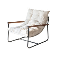 Fauteuil moderne en mousse compressée sous vide, chaise longue de salon, mobilier pour hôtel, appartement, salle à manger, maison