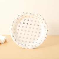 Assiettes jetables compostables écologiques biodégradables durables en papier pour événements, salades, collations, aliments pour animaux de compagnie