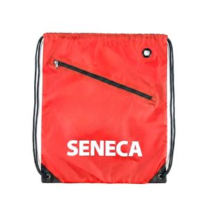Sac à cordon en polyester robuste avec fermeture éclair, vente en gros, sac de rangement durable pour la gym et le sport - Product Image 3