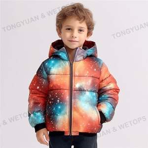 Vêtements personnalisés 4-18 <span class=keywords><strong>ans</strong></span> enfants vestes automne manteau enfant en bas âge vêtements d'extérieur garçons filles enfants capuche doudounes enfants adolescent manteau - Product Image 5