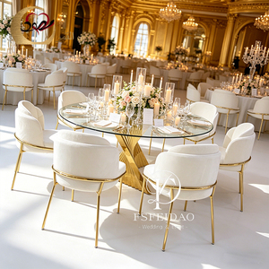 Chaise de salle à manger moderne en acier inoxydable doré à structure simple pour hôtel, cuisine, extérieur et salon - Product Image 4