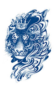 Autocollant de tatouage temporaire imperméable non toxique à transfert d'eau, motifs papillon, <span class=keywords><strong>dragon</strong></span>, tigre, fleur, pour le corps, d'une durée de 2 semaines - Product Image 2