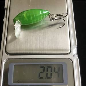 Hunthouse Vente en gros 28mm 2g Leurres <span class=keywords><strong>pour</strong></span> truites Appât <span class=keywords><strong>pour</strong></span> eau douce et mer ultra <span class=keywords><strong>léger</strong></span> en plastique dur Insecte Cigale Leurre de pêche - Product Image 4