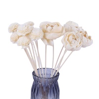 ZanTe Accessoires : Lot d'aromathérapie de remplacement, diffuseur à roseaux séchés faits main, fleur de Sola en papier, pour la remise des diplômes et Pâques