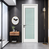 Portes intérieures en bois massif modernes et minimalistes, adaptées aux maisons ou aux villas