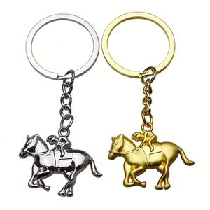 Llavero Metálico de Simulación de Carreras de Caballos, Regalo Promocional Creativo para Eventos Hipódromicos, Colgante de Poni - Product Image 4