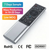 Control Remoto Universal de Aleación de Aluminio RF para TV y Proyector con Código de Aprendizaje, Automatización del Hogar, Alcance de 10m