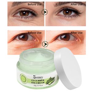 Crème biologique à étiquette privée pour éliminer les bosses et les rides Crème pour les yeux au concombre pour les cernes et les poches Avec de l'acide hyaluronique - Product Image 6