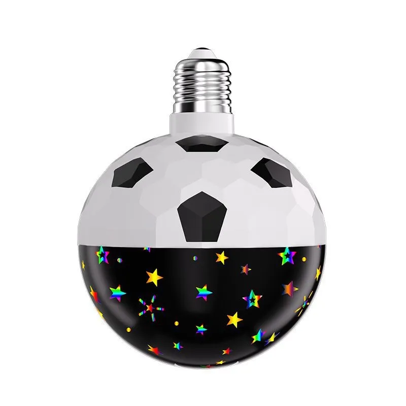 8 Вт вращающийся волшебный хрустальный шар Rgb светодиодная сценическая лампа E27 диско-свет для вечеринки