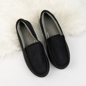 Pantuflas <span class=keywords><strong>de</strong></span> Casa para Hombre, Lavables, <span class=keywords><strong>de</strong></span> Pana Suave, Antideslizantes, con Suela <span class=keywords><strong>de</strong></span> TPR y Amortiguación, Precio al por Mayor - Product Image 2