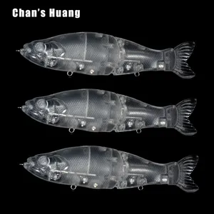 Chan's Huang Glide Baits 13,5 CM 27,5G Sinkende Hartplastik körper Slider Multi Jointed Swimbait für Moschus Bass Pike Fishing Lure