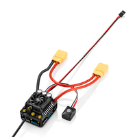 Hobbywing EZRUN MAX8 G2S 160A/1050A ESC sin Escobillas con Sensor 3-6S Lipo, Control Electrónico de Velocidad Impermeable para Autos y Camionetas RC 1/8