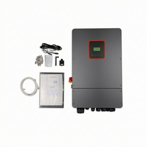 อินเวอร์เตอร์พลังงานแสงอาทิตย์แบบไฮบริด Pv 5kw 6kw 8kw 10kw สำหรับปั๊มน้ำ ระบบสำรองไฟ (UPS) แบบเชื่อมต่อกับระบบไฟฟ้า (On Grid) พร้อมอินเวอร์เตอร์และคอนเวอร์เตอร์ - Product Image 1