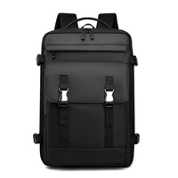 Sac à dos d'école unisexe personnalisé, durable, imperméable, en nylon, antivol, extensible, sac de voyage, fermeture éclair, polyester
