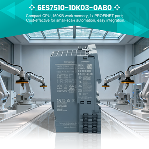 Nouveau Contrôleur PLC Siemens 6ES7 510-1DK03-0AB0 Original pour Automatisation Industrielle SIMATIC <span class=keywords><strong>ET200SP</strong></span> <span class=keywords><strong>CPU</strong></span> 1510SP-1 PN 6ES7510-1DK03-0AB0 - Product Image 2