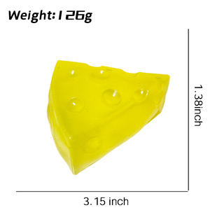 Juguete Gigante de Queso Blandito de Levantamiento Lento, Pelota Antiestrés de TPR y Maltosa para Aliviar la Ansiedad - Product Image 5