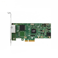 Tarjeta de Red Gigabit Interna de Doble Puerto 1GbE PCIe2.0 X4, Adaptador de Servidor Ethernet RJ45 I350-T2 Inalámbrico para Intel