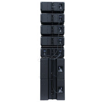 Système de sonorisation DBK V20+W18 avec deux enceintes line array de 10 pouces et un caisson de basses de 18 pouces, amplificateur de puissance actif intégré pour église