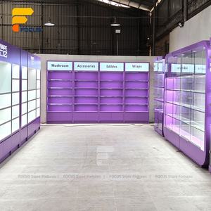 Vitrine d'affichage en verre trempé Luminaires de magasin de détail <span class=keywords><strong>Porte</strong></span> <span class=keywords><strong>coulissante</strong></span> Armoire d'affichage éclairée Unité murale - Product Image 3