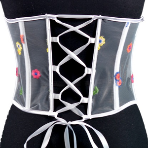 Wholesale New Flower Shapewear <b>Corset</b> Butterfly Print <b>Bone</b> Dress Wedding Base <b>Corset</b> Women Waist Busier - Product Image 6