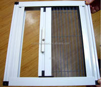Mosquitera Deslizante Moderna de Aleación de Aluminio con Malla de PP de 20 Ojos, Venta al por Mayor para Puertas Correderas de Hoteles y Hogares