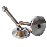 Support réglable Pied en métal Vis pivotante Pied de nivellement en acier inoxydable pour meubles