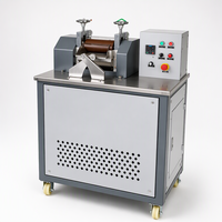 Machine de fabrication d'échantillons de dispersion de composés PVC PE PP EVA avec laboratoire de masterbatch de couleur plastique et broyeur à deux rouleaux CE