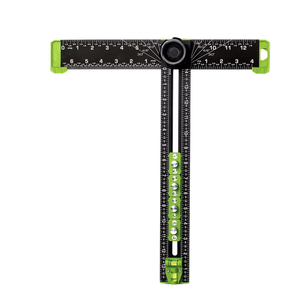 Outil de mesure en plastique de type T, 12 pouces, pour le travail du bois et la menuiserie - Product Image 1
