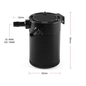 新型通用集油罐紧凑型带挡板<span class=keywords><strong>2</strong></span>口铝制储油罐500毫升燃油箱配件两孔透气罐 - Product Image 4