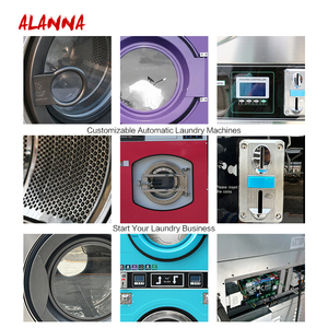 Lavadora y Secadora Comercial Apilable de Autoservicio de 12KG y 15KG con Calentamiento a Gas para Lavanderías, Hoteles y Escuelas - Product Image 3