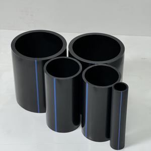 Custom Logo Or Length DN125mm HDPE <strong>Pipes</strong> For Drainage High Pressure Hot Melting Connection - Product Image 1