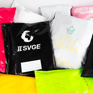 Borsa <span class=keywords><strong>postale</strong></span> personalizzata Low MOQ di alta qualità con Logo nero opaco borsa spedizione abbigliamento poly Mailing Package - Product Image 6